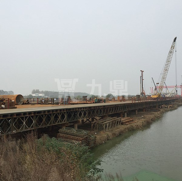 武漢(han)市政路橋-天河(he)機(ji)場(chang)S9標(biao)段2鋼(gang)便橋(qiao)